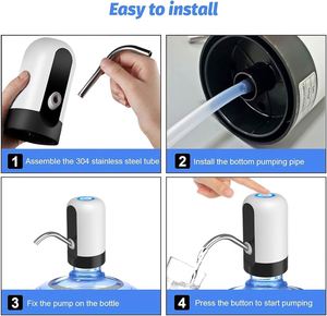 Plastic Bottled Drinking Water <b>Mini</b> Electric Hot <b>USB</b> Stand Portable Automatic Pump Water Dispenser Outdoor Car Household Hotel - Product Image 3