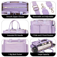 Nouveau Sac Fourre-tout en Toile Grande Taille Couleur Unie pour Femme, Sac à Bandoulière pour Ordinateur Portable, Sac à Main Quotidien pour Maman, Été 2024