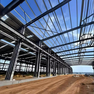 Nave Industrial Moderna de Estructura de Acero, Almacén, Taller, Edificio Permanente Resistente al Fuego e Impermeable - Product Image 4