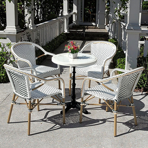 Caffè Hotel stile francese bistrot <span class=keywords><strong>sedie</strong></span> in <span class=keywords><strong>Rattan</strong></span> esterno Patio sedia <span class=keywords><strong>da</strong></span> <span class=keywords><strong>giardino</strong></span> ristorante sedia <span class=keywords><strong>da</strong></span> pranzo - Product Image 4