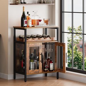 SENYU Eco-Friendly Minimalist Wine Bar Cabinet Detachable Rack Coffee Bar Glass Holder Small Buffet <b>Sideboard</b> Home Furniture - Product Image 1