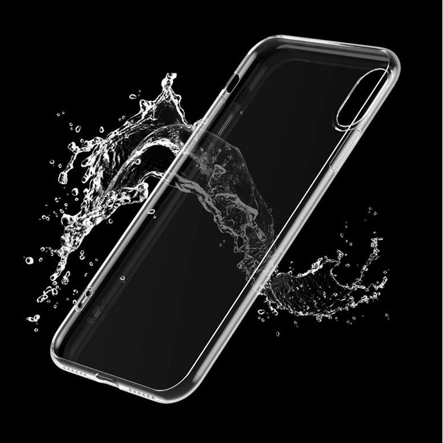 Shockproof Bumper Transparent Silicone Phone Case for iPhone X XS XR XS Max 8 7 6 6S Back Cover