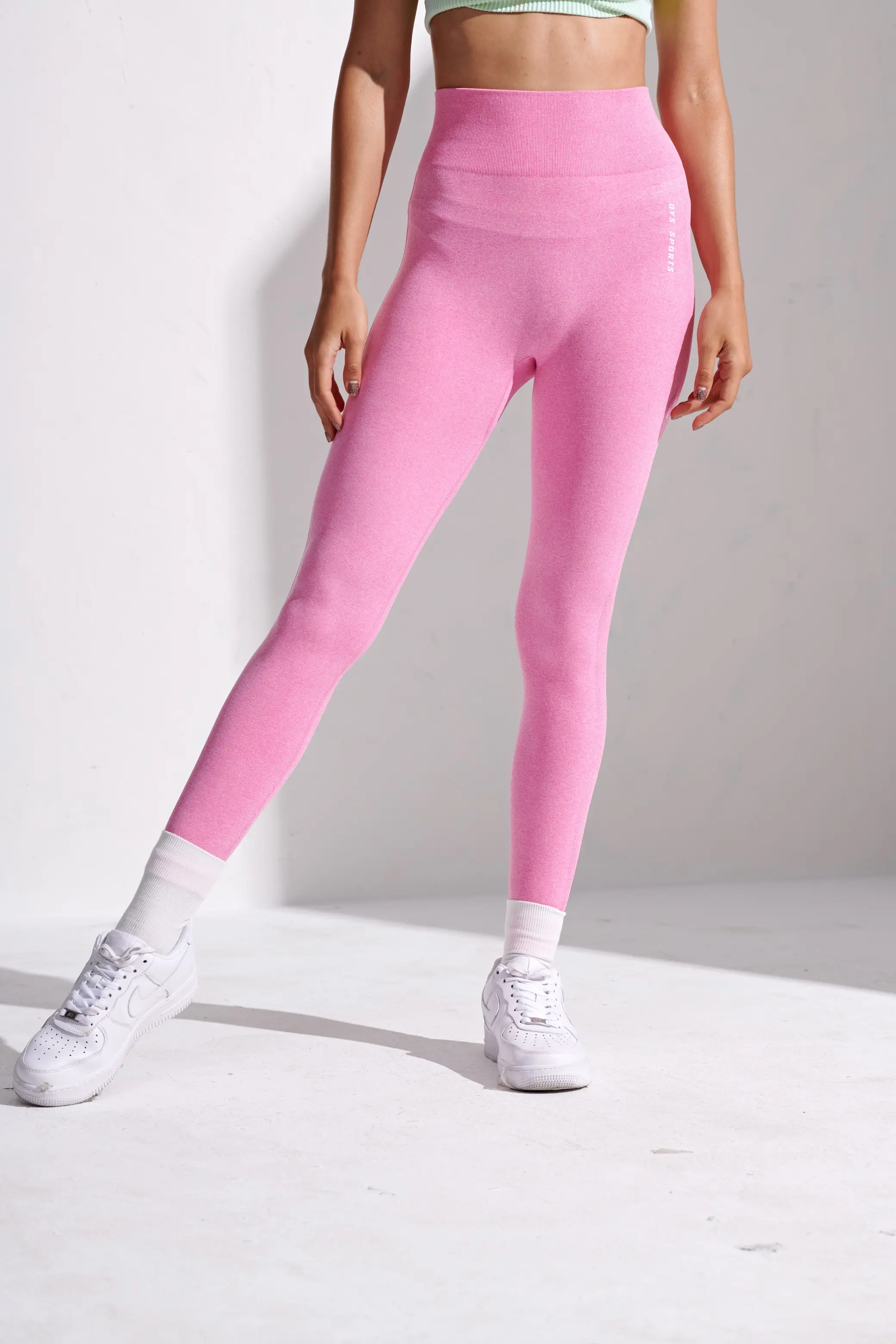 Athleisure-mallas Push Up de Yoga para mujer, pantalones sin costuras de cintura alta, Color sólido