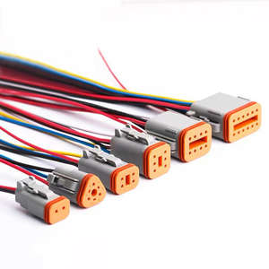 สายไฟรถยนต์แบบกันน้ำ Wavelink Custom Deutsch DT 2-12 พิน ขนาด 16-12AWG มาตรฐาน CE RoHS สำหรับชุดสายไฟ - Product Image 1