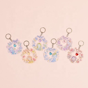พวงกุญแจอะคริลิคสำหรับกุญแจบ้าน พวงกุญแจหนังลายการ์ตูน - Product Image 5
