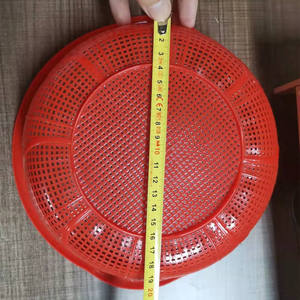 Panier à légumes, panier à riz, panier à riz à double anse, panier en plastique Milan ajouré, couleur bonbon, plusieurs couleurs disponibles - Product Image 2