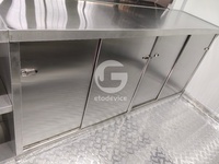 Cuisine mobile, remorque alimentaire, chariot de restauration rapide pour hot-dogs et bonbons