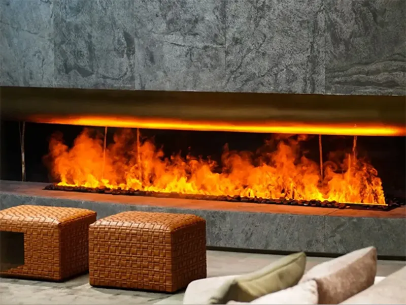 Decorative Led Light Electric Fireplace Flame Effect Modern High Quality Decorative 3d Water Fireplaces