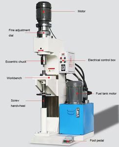 Máy tán đinh thủy lực có trọng tải cao với hệ thống điều khiển chính xác - Product Image 1
