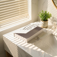 Boîte de rangement discrète en forme de faux livre, décoration esthétique pour étagère de maison moderne