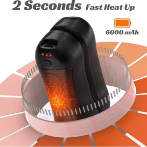 Deux chauffe-mains magnétiques rechargeables avec puce intelligente de 2000 mAh, offrant une longue durée de chauffe sécurisée de 23 heures - Product Image 6