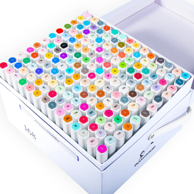 High Quality 24/36/48 /60/80/108 Dual Tipped Marker Pens
