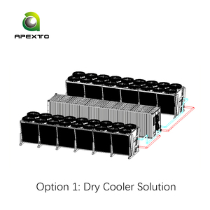 Stok 2.64MW 40FT Antminer Hydro Cooling Container Solusi Pendingin Air untuk 480 unit Bitmain Antminer S19/S21/S23 Hydro - Product Image 4