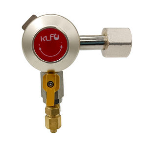 เครื่องควบคุมแรงดันอากาศอลูมิเนียมสำหรับ CO2เบียร์และเครื่องดื่มเครื่องควบคุมถังพร้อมมาตรวัดสำหรับต้มเบียร์ - Product Image 1