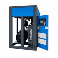 Compresseur d'air à vis à aimant permanent VFD 175HP 132KW 7-10bar à faible coût d'exploitation, compresseur d'air rotatif industriel