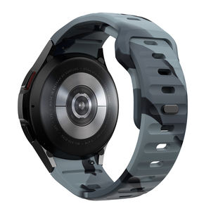 Correa deportiva de silicona de 20mm para Watch6, correa de silicona con hebilla inversa ondulada para <span class=keywords><strong>Samsung</strong></span> Galaxy Watch6, correa de silicona para reloj - Product Image 4