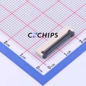 FPC-0.5FX-30PWBH20 FFC/FPC Connector SMD,P=0.5mm Connector Flip Cover Type Bottom Contact 30P 0.5mm - Product Image 1