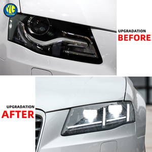 YU GUANG Faróis de LED para Audi A4 B8 2009 2012 6000K Frente Luz Cabeça Lâmpadas Atualização LED Cabeça Luz Projetores Faróis - Product Image 3