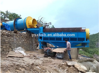 Dijual mesin cuci penggosok tanah liat Putar batu bijih besi berlian tantalum pasir alluvial emas tugas berat