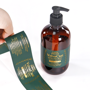 Tùy chỉnh Bạc PP dán tem nóng dán nhãn không thấm nước thân thiện với môi cho chăm sóc cá nhân chai - Product Image 6