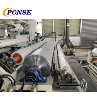Papel pintado PU cuero polar tela no tejida película solvente base pegamento máquina laminadora