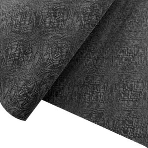 Prix usine 140gsm 160gsm Jet d'eau métier à tisser interlignage tissu Bokram tissé Fusible interlignage <span class=keywords><strong>fleur</strong></span> adhésif PES revêtement pour - Product Image 1
