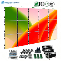 Panel LED Video Wall Indoor Full-color P3.9/P4.8mm 500x500mm IP65 Tahan Air untuk Luar Ruangan, Digunakan untuk Panggung Acara, Ukuran 3mx2m