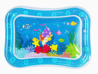 Tapis rafraîchissants gonflables en PVC pour animaux de compagnie, motif vie marine, jouets d'activités pour chats et chiens