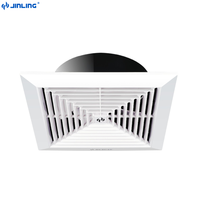 Ventilateur de plafond sans conduit, ventilateur d'extraction axial, moteur en cuivre, extracteur d'air pour cuisine et salle de bain