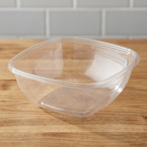Tazón Cuadrado de Plástico Transparente, Apto para Lavavajillas, para Servir Alimentos, Uso Doméstico, Diseño Minimalista - Product Image 3