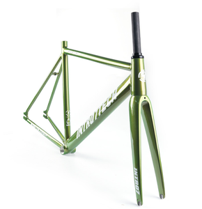 Cadre de vélo à pignon <span class=keywords><strong>fixe</strong></span> en aluminium léger 700C avec fourche en carbone haute résistance - Product Image 3