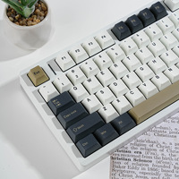 Ensemble de touches de clavier Olive Original PBT sublimées par transfert thermique, avec caractères en arabe, coréen, allemand, espagnol, portugais brésilien et autres langues peu utilisées