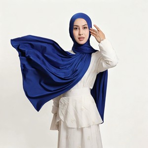 High Stretch Liquid <b>Jersey</b> <b>Hijab</b> Breathable Silky Solid Color Liquid <b>Jersey</b> Long Scarf Soft Women <b>Jersey</b> Liquide <b>Hijab</b> - Product Image 3