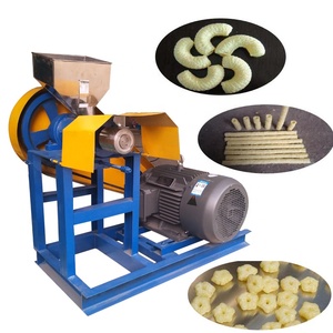 Nouvelle machine extrudeuse continue pour la production de snacks, spécialisée dans la fabrication de millet, de riz soufflé creux et de farine de riz soufflé à haute efficacité - Product Image 2