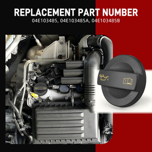 Tapa de Llenado de Aceite de Motor de Gasolina BEVINSEE para VW <span class=keywords><strong>Golf</strong></span> Mk5/6/7/<span class=keywords><strong>8</strong></span> - Product Image 5