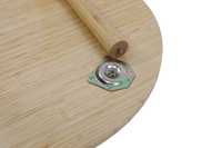 Mini meuble de salon pour la maison vente en gros Table d'appoint ronde Table basse en bambou