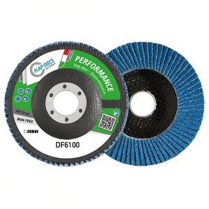 Disque à lamelles Fervi Performance DF6100, outil abrasif sans fer - Product Image 1