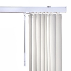 Rideaux de salon occultants blancs personnalisés rideau d'ombrage de rêve <span class=keywords><strong>manuel</strong></span> gaze transparente fenêtre aveugle verticale stores verticaux intimité - Product Image 3