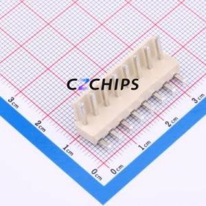 HCZZ0604-8 Wire-to-Board Pin Header Bent Lead Through Hole,P=3.96mm Connector 1x8P 3.96mm Right Angle Insert VH - Product Image 1