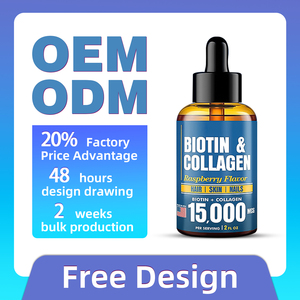 Huile de croissance capillaire à la biotine et au collagène OEM, vitamine capillaire liquide à la biotine, favorise la croissance saine des cheveux et des ongles forts - Product Image 2