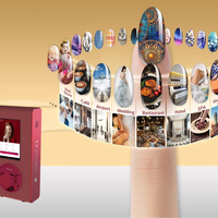 Printer Nail Art Digital UV LED Industri X25 Baru dengan Tablet Terintegrasi, Konektivitas USB/WiFi Kecepatan Tinggi, Perataan Otomatis, DIY Otomatis