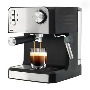 New Design Italy Cappuccino Espresso Coffee Machine Cafeteria Espresso Coffee Maker Made In China Household Coffee Maker