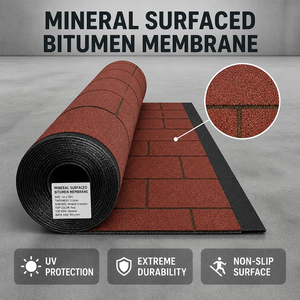 Suministro a granel de membrana impermeable con gránulos de mineral coloreados, recubrimiento de <span class=keywords><strong>asfalto</strong></span> con virutas de piedra sinterizada antidecoloración - Product Image 5