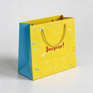 Bolsas de Papel Reciclables con Asa, Impresas Personalizadas, para Regalos, Compras, Boutique, Fiestas de Bebés - Product Image 4