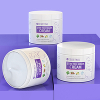 Crème Bio Végane Anti-Vergetures Haute Qualité 150ml - Éclaircit, Raffermit la Peau, Apaise les Peaux Sèches/Démangeaisons, Améliore