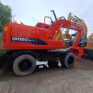 Super économique ! Excavatrice sur chenilles Doosan 150W-7 d'occasion, modèle 2018, 15 tonnes, godet de 0,75 m, machine lourde d'origine coréenne - Product Image 2