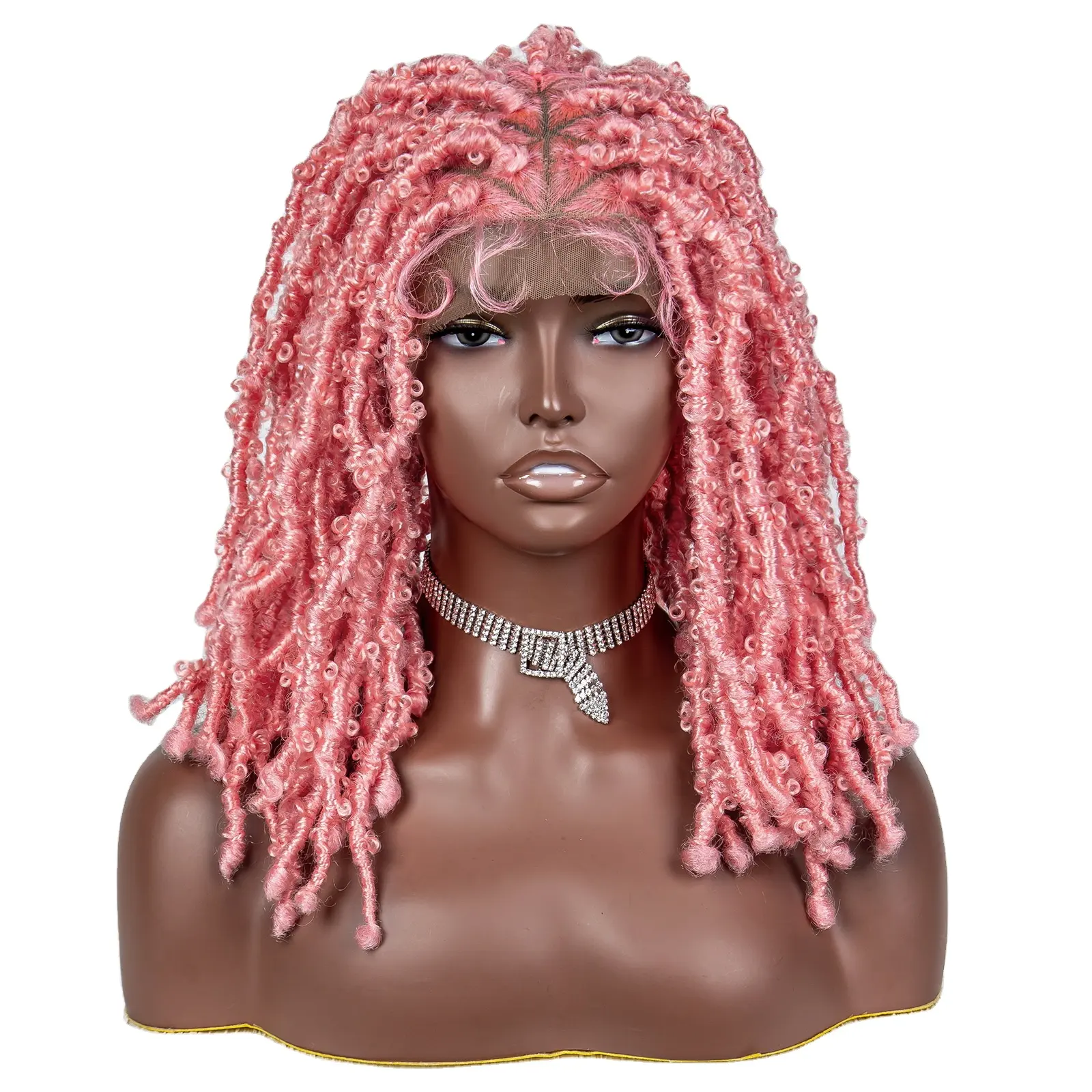 Mylulu wig renda penuh HD gelombang tubuh grosir merah muda rambut manusia renda depan rambut Virgin Peru 360 renda wig depan untuk WANITA HITAM