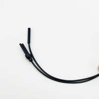Sonde à fibre optique à petit spot lumineux GF-P20, à réflexion diffuse, avec lentille de focalisation intégrée, haute précision, à faisceau étroit, industrielle