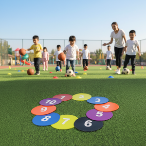 Tapis de jeu numérique sensoriel en PP pour l'extérieur, unisexe, pour enfants de 3 ans et plus, équipement de centre d'entraînement pour le basketball et le football - Product Image 3