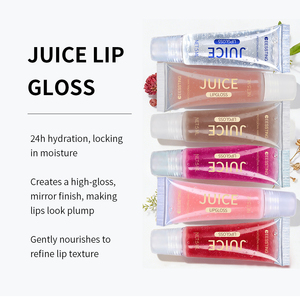 High Quality Long Lasting Nourishing Non <b>Sticky</b> Plumping Makeup Daily Use Fruit-Flavored Moisturizing Glossy Lip Gloss - Product Image 3